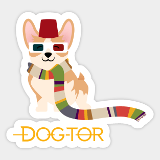 The DOG-tor Sticker